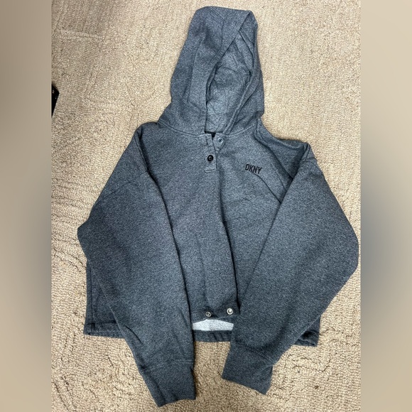 DKNY Charcoal hoodie - Picture 1 of 5